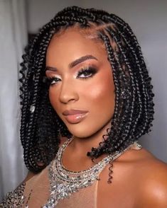 20 Beautiful Braided Bob Hairstyles To Try Right Now Braids For Older Black Women Over 50, Stylish Braids, Hairstyle 2024, Micro Braids Hairstyles, Hairstyles Pictures, Short Box Braids, Braids Styles