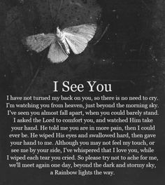 a poem written in black and white with an image of a butterfly on it's back