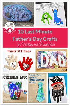 10 last minute father's day crafts and activities