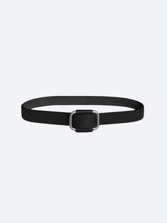 Saddle black leather buckle belt front view Modern Black Belt With Rectangular Buckle, Designer Black Belt With Buckle Closure, Designer Black Belt With Buckle, Designer Black Belts With Buckle Closure, Elegant Black Rectangular Belt Buckle, Sleek Leather Belt Buckles For Workwear, Sleek Leather Belts For Office, Sleek Leather Office Belt, Modern Belts With Rectangular Buckle For Business