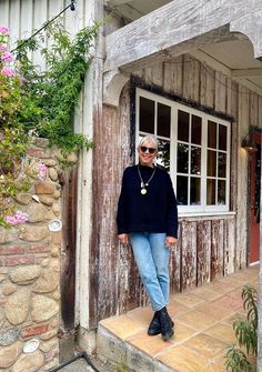 How to Wear Combat Boots over 50 - Cindy Hattersley Design Mom Jeans With Combat Boots, Jeans And Dr Martens Outfit, Combat Boots Jeans Outfit, How To Wear Combat Boots Over 40, Army Boots Outfit Women, Moto Boots Outfit Fall, Biker Style Women Outfits, Boho Clothes For Older Women