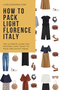 the ultimate guide for packing light what to pack and outfit ideas in one place with text overlay