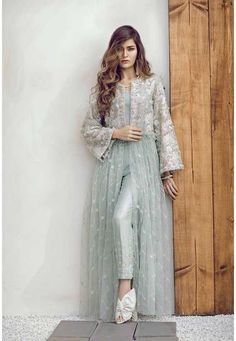 Most Expensive Dress, Expensive Dresses, Sparkling Jewelry, Page 404, Organza Sleeves, Fashion Moments, Teal Fabric, Dresses Designer, Organza Dupatta