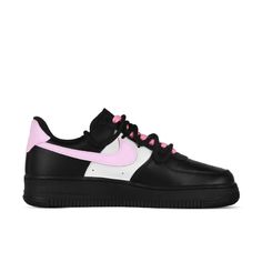 Custom Air Force 1 Low Extra Lace Pink Shadow Black Add a touch of unique flair to your sneaker collection with the Custom Air Force 1 Low Extra Lace Pink Shadow Black. These custom sneakers feature a striking pink shadow design complemented by black accents, enhanced with extra laces for added style and versatility. Key Features: Pink Shadow Design: The sneakers showcase a captivating pink shadow effect that adds depth and visual interest. This unique design element creates a dynamic look that stands out. Black Accents: Black highlights and details provide a bold contrast to the pink shadow, enhancing the overall aesthetic and adding a sophisticated edge. Extra Lace Detail: The inclusion of extra laces offers customization options and allows you to change up your look. Swap laces to match Shadow Design, Black Highlights, Custom Air Force 1, Air Force 1 Low, Custom Sneakers, Us Man, Black Accents, Sneaker Collection, Design Element