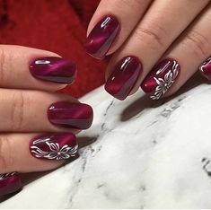 Acrylic Nails Almond Shape, Elegant Touch Nails, Long Red Nails, Chic Nail Art, Fake Nails Designs, Gel Nail Art Designs, Fancy Nails Designs, Pretty Nail Art Designs, Pretty Nail Art