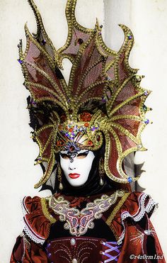 Mask Venice Carnivale, Venice Carnival Costumes, Venice Mask, Venetian Carnival Masks, Masked Ball, Venetian Masquerade, Carnival Of Venice, Venetian Masks, Mardi Gras Mask