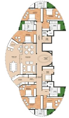 the floor plan for an apartment