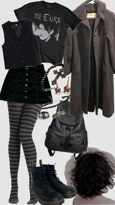 Goth Twee, Grunge Inspiration, Goth Fits, Goth Outfit Ideas, Goth Style, Mall Goth, Goth Outfits