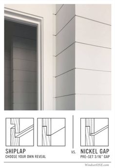 the side of a house with siding options