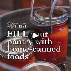 jars filled with food sitting on top of a metal pan