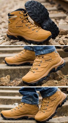 Cosmo Men's Hiking Boots | Ultrasellershoes.com – Ultra Seller Shoes Mens Waterproof Hiking Boots, Work Boots For Men, Caterpillar Boots, Mens Boots Online, Backpacking Boots, Mini Chainsaw, Mens Hiking, Mens Hiking Boots, Brand Name Shoes