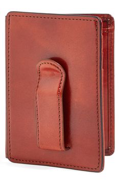 Richly colored leather structures a slim front pocket wallet with a lined ID window. Style Name:Bosca Old Leather Front Pocket Id Wallet. Style Number: 569396. Available in stores. Front Pocket Wallet, Id Wallet, Pocket Wallet, Colored Leather, Front Pocket, Nordstrom, Wallet, Leather