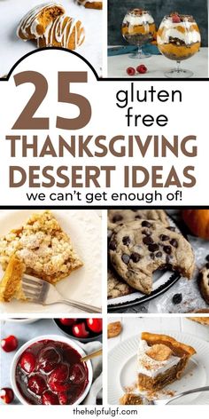 25 gluten free thanksgiving dessert ideas