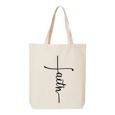 "Faith Cotton Tote Bag, Religious, Jesus, Friendly Bag, Shopping Bag, Cats, Church Disciple, Farmers Market Tote Bag, Vertical Faith Cross 6.0 oz., 100% cotton 20\" self-fabric handles 9\" handle drop Bottom gusset 15\"W x 16\"H x 3\"D" Everyday Softback Bag With Letter Print, Canvas Pouch Gift Bag, Daily Use Letter Print Pouch Bag, Everyday Use Letter Print Pouch Bag, Everyday Pouch Bag With Letter Print, Daily Use Pouch Bag With Letter Print, Painted Tote Bag Ideas Christian, Eco-friendly Red Canvas Bag For Daily Use, Red Eco-friendly Canvas Shopping Bag