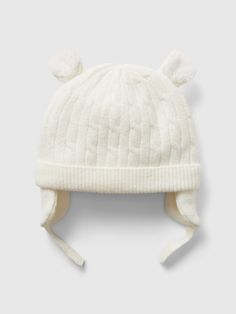 Supersoft cotton-blend, sherpa-lined beanie.  Cozy sherpa lining.  Bear ear appliques at top.  Hook and loop chin strap.  This product was made in a factory that invests in gender equality and women’s empowerment.  Through RISE Reimagining Industry to Support Equality) and Gap Inc. ’s program P. A. C. E.  Personal Advancement & Career Enhancement), we support people who make our clothes to build the skills, knowledge, confidence, and resilience needed to advance in work and life.  Learn more her Bear Beanie, Bear Hat, Bear Ears, Gender Equality, Support People, Baby Bear, Sherpa Lined, Christmas Baby, Toddler Shoes