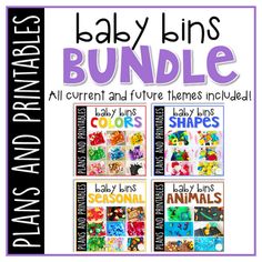 baby bins bundle for babies and toddlers with text that says, baby bins