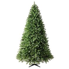 a green christmas tree on a white background