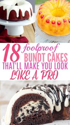 18 EASY BUNDT CAKES THAT YOU’LL QUICKLY DEVOUR - https://xokatierosario.com/18-easy-bundt-cakes-that-youll-quickly-devour/ Mini Bundt Cake Recipes, Bunt Cake Recipe, Beginner Baker, Mini Bundt Cakes Recipes, Bundt Pan Recipes, Bundt Cake Recipes, Easy Bundt Cake Recipes, Bundt Recipes, Easy Bundt Cake