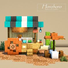 an image of a small house made out of lego blocks