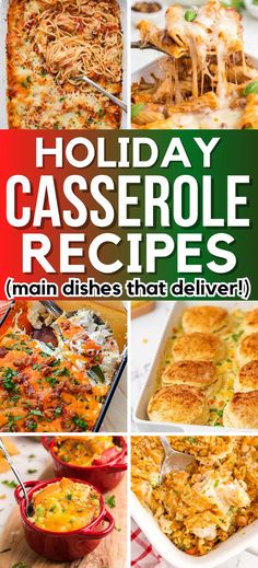 Easy Dinner Casserole Recipes – These are the best lazy and easy casserole recipes for dinner the whole family will enjoy. Throw together them in minutes and have lazy, but extremely delicious family dinner meals. Christmas menu, Christmas main dishes, Christmas sides, Christmas side dishes, easy Christmas dinner casseroles, easy holiday casseroles. Xmas Dinner Ideas Meals Easy, Non Turkey Christmas Dinner, Small Family Christmas Dinner, Easy Dinner Party Recipes Main Dishes, Simple Christmas Meals, Casserole Recipes For Christmas Dinner, Holiday Dishes For Party, Christmas Party Main Dish Ideas, Christmas Crockpot Recipes Dinners