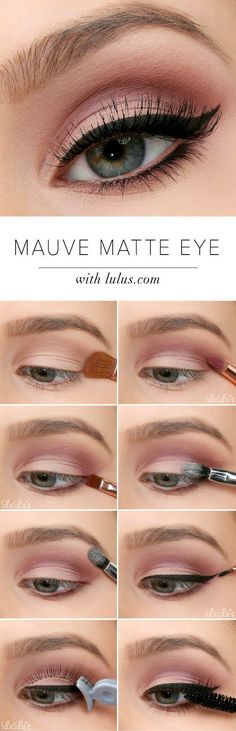 Mat Makeup, Make Up Mata, Mekap Mata, Make Up Tutorials, Makeup Tip, Linda Hallberg, Eye Tutorial