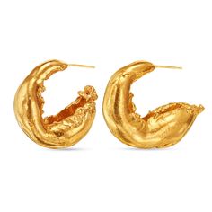 Fashion Promotion, The Warriors, Chunky Earrings, Organic Form, Hand Shapes, Recycled Gold, Modern Chic, Sterling Silver Hoops, Recycled Sterling Silver