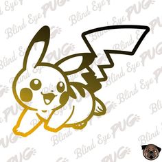 an image of a dog with a pokemon logo on it's back and the words,