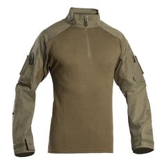 The SK7 EON R Combat Shirt is an incredibly affordable and durable tactical combat shirt made from U.S.A. 7.5 oz. (220 grams.) rip-stop fabric, featuring a Teflon® finish for stain resistance and water repellency. The base layer shirt is designed to regulate body temperature, wick moisture, quick drying and anti-odor control; while the flat-seam construction and seamless top of shoulder helps prevent skin irritation. The cloth is 60% polyester/40% cotton fade resistant fabric and 95% cotton, 5% Urban Tactical, Layer Shirt, Tactical Shirt, Combat Shirt, Seamless Top, Flat Seam, Skin Irritation, Body Temperature, Base Layer