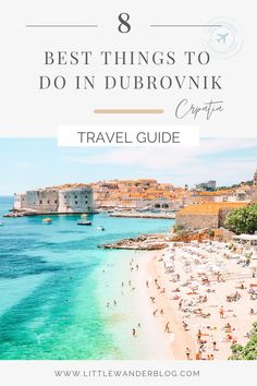 Best things to see & do in Dubrovnik old town Dubrovnik Croatia Things To Do, Things To Do In Dubrovnik Croatia, Travel Tips Europe, Europe Honeymoon, Dubrovnik Old Town, Croatia Dubrovnik