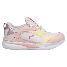 Never need to get ready when you stay ready with the RS-Fast sneakers from PUMA. Featuring their RS technology, these kicks will have your feet always wanting to make moves. $59.95 Puma Rs, Shoes Pink, Lace Up Sneakers, Cool Names, Shoe Store, Shoes Online, Casual Sneakers, Pink White