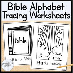 the bible alphabet worksheets for children