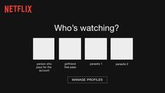 a screen shot of the netflix channel who's watching?