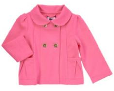 Gymboree STRIPES AND ANCHORS pink double breasted jacket  size 12-24 months  New With Tags Cute pink knit double breasted jacket with gold buttons. from a smoke and pet free home Pink Double-breasted Pea Coat For Spring, Collared Cardigan, Girls Winter Dresses, Newborn Fashion, Jacket Cardigan, Girly Style, Pink Knit, Collar Cardigan