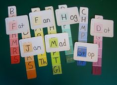 several different types of letters and numbers are arranged on top of each other in the shape of magnets