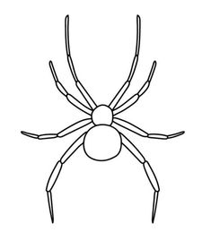 Spider Legs Drawing, Black House Spider, Giant House Spider, Black Widow Drawing, Spider Coloring Pages, Spider Printable, Hobo Spider, Polymer Clay Steampunk, Brown Recluse Spider