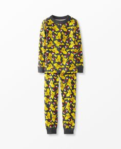 Pokémon Long John Pajamas | Pokémon Collection | Hanna Andersson Pokemon Pajamas, Long Johns Pajamas, Unisex Pajamas, Sensory Friendly, Pokemon Collection, Cotton Pajamas, Pajama Dress, Long John, Striped Pyjamas