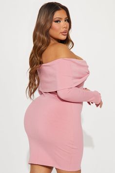 Available In Bark Brown And Off White. Mini Dress Off Shoulder Foldover Detail Twist Detail Stretch Compression Rib 86% Rayon 14% Spandex Imported | Vivianna Snatched Mini Dress in Mauve size Small by Fashion Nova Mini Dress Off Shoulder, Dress Off Shoulder, Mauve Dress, Xl Fashion, White Mini Dress, Fashion Nova, Off Shoulder, Twist, Off White