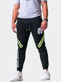 Maceoo brings fashion and comfort together with this signature pair of elevated jogger pants. With metal hardware drawstrings, ankle cuffs, and exquisite details, these joggers will keep you comfortable while turning heads with their unique design Black Sportswear Joggers With Drawstring, Sporty Black Joggers With Drawstring, Black Athleisure Joggers With Drawstring, Black Drawstring Joggers Sportswear, Black Drawstring Joggers For Sportswear, Black Drawstring Jogging Pants, Black Drawstring Pants For Jogging, Ankle Cuffs, Jogger Pants