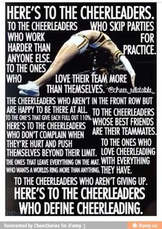 the cheerleader's rules are in black and white with an image of a cheerleader