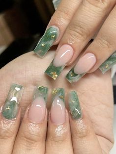 Growth Tattoos, Nail Art Vert, Nails Champagne, Brush Techniques, Nails Brush, Meaning Tattoos, Tattoos Butterfly, Tattoos Aesthetic, Mint Green Nails