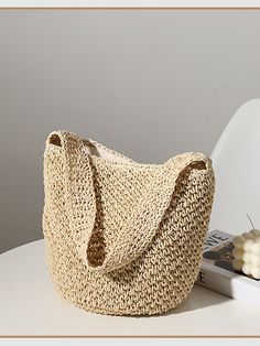 Shipping: Worldwide Express Shipping AvailableDelivery time: 7-15Days Fast ShippingReturns: Fast refund, 100% Money Back Guarantee.Brand Name: JILL MILLHandbags Type: Shoulder BagsTypes of bags: Shoulder BagsMain Material: StrawLining Material: PolyesterShape: BucketPlace Of Origin: HE BEI ProvincePlace Of Origin: SHAN DONG ProvinceOrigin: Mainland ChinaCN: HebeiHardness: SOFTPattern Type: SolidInterior: No PocketDecoration: NONEExterior: NONEOccasion: VersatileClosure Type: OPENGender: WOMENSty Casual Beige Handheld Bucket Bag, Trendy Beige Bucket Bag With Single Shoulder Strap, Beige Portable Bags For Daily Use, Beige Bucket Shoulder Bag For Daily Use, Trendy Beige Hobo Bag With Large Capacity, Casual Cream Handheld Bucket Bag, Lightweight Beige Shoulder Bag For Vacation, Large Capacity Summer Bag In Cream Color, Large Capacity Summer Bag In Cream