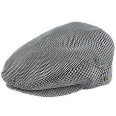 For a fresh, summery take on the traditional ivy cap, look no further than the Clubhouse plaid linen ivy cap by Walrus Hats. The lightweight construction of the Clubhouse is ideal for warmer weather. Enjoy your summer days on the golf course or behind the wheel of your boat with this crisp, breathable golfers cap. The Clubhouse consists of 100 percent polyester, features appealing plaid designs, a snap brim, grosgrain sweatband and polyester lining to ensure a cool, comfortable wear.The Clubhous Hats Grey, Fashionable Canes, Mens Newsboy Hat, Ivy Cap, Hats Black, Flat Caps, Work Flats, Printable Sewing Patterns, Dog Whistle