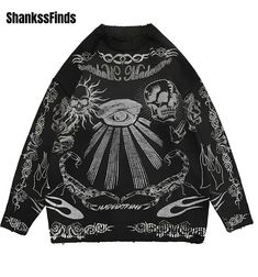 This Gender-Neutral Adult Sweaters item by ShankssFinds has 9 favorites from Etsy shoppers. Ships from Turkey. Listed on Apr 4, 2024 Harajuku Style Winter Graphic Sweater, Winter Harajuku Style Graphic Print Sweater, Harajuku Style Graphic Print Winter Sweater, Harajuku Graphic Print Sweater For Fall, Winter Long Sleeve Sweater With Skull Print, Artistic Long Sleeve Sweatshirt For Winter, Artistic Long Sleeve Winter Sweatshirt, Winter Streetwear Sweater With Skull Print, Winter Skull Print Sweater For Streetwear