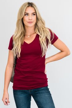 Essential V-Neck Tee T Shirt For Women, Shirt For Women, V Neck Tee, Workout Tops, Medium Weight, Traditional Style, Cotton Tee, Neck T Shirt, Quality Fabric