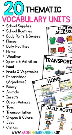 two worksheets with the words, 20 dramatic and other things to teach them