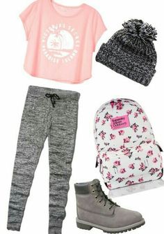 Bellísimo, yo me lo pondría y tú? Cute School Outfits, Mode Teenager, Outfits Fo, Preteen Clothing, Middle School Outfits, Teen Outfits, Quoi Porter, Diy Vetement, Timberlands