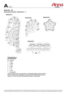 the diagram shows how to make an origami flower arrangement with different shapes and sizes