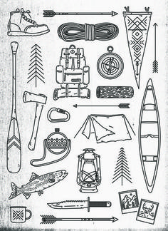 an image of various items that are on the cover of a book