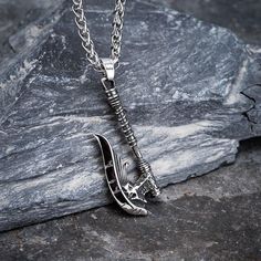 Stainless Steel Viking Axe Necklace | Norse Spirit Artisan Necklace, Viking Necklace, Bear Paw, Norse Vikings, Viking Style, Necklace Craft, Bear Paws, Viking Jewelry, Stainless Steel Necklace