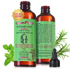 PRICES MAY VARY. Promotes Hair Growth: Our rosemary oil for hair growth is infused with various plant essential oils and nutrients like biotin, castor oil, jojoba oil, mint, vitamin E. This helps to penetrate the scalp, stimulate hair follicles, promote hair growth, and make hair stronger and healthier. Deep Moisturizes: The rosemary hair oil deeply moisturizes the dry hair, smooth split ends,making your hair softer, smoother,fuller and manageable. Allowing you to experience high quality spa at Rosemary Mint Hair Oil, Rosemary Oil For Hair Growth, Rosemary Hair, Rosemary Oil For Hair, Split End, Oil For Hair Growth, Mint Hair, Mint Oil, Stimulate Hair Follicles